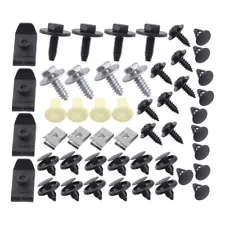 50Pcs Engine Splash Shield Fender Bumper Screw Clips Rivet Fastener For Toyota