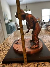 Pinehurst Bronze Putter Boy Statue