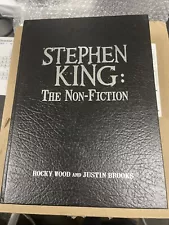 Stephen King: The Non-Fiction - SIGNED, LETTERED LIMITED EDITION in TRAYCASED