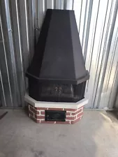 Vintage Electric Fireplace, Works Great