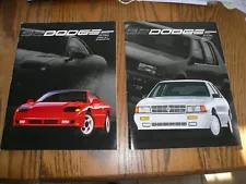 1992 Dodge Sales Brochure Stealth Daytona Spirit Monaco Colt - Two for One Price