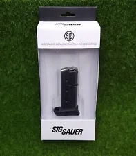 Sig Sauer P938 9mm Luger 7 Round SS OEM Magazine w/ Finger Rest - MAG-938-9-7