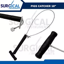 Pigs Catcher 18″ Chrome Plated Steel Hog Holder Animal Catching Pole German grad