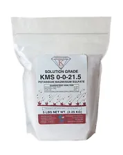 5lb KMS Potassium Magnesium Sulfate 0-0-21.5 SulPoMag Soluble Fertilizer Powder