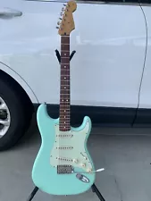 Fender Custom Built Strat Stratocaster Surf Green Everything Upgraded