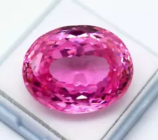 Natural Dusky Pink Sapphire Oval Cut 53.40 CT Unheated Loose Gemstone For Sale