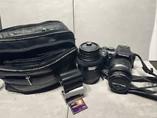 Olympus EVOLT E-500 8.0MP Digital SLR Camera -Bundle (14-45mm & 40-150mm Lens)✅