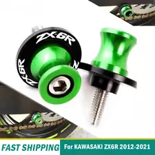 For KAWASAKI ZX6R 2012-2021 Motorcycle Swingarm Spools Slider Stand Screws 8mm