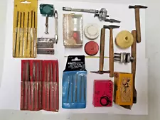 VINTAGE WATCHMAKER DIFFERENT WATCH TOOLS LOT