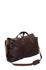 75% Off Large Leather Weekender Duffel, Essential Duffel Overnight Bag, Sale