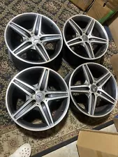 18" MERCEDES E63 E55 AMG 2007 2008 2009 FACTORY WHEELS OEM RIMS ECLASS SET