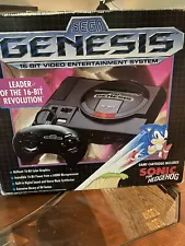 New/ Never Used- 1992 Sega genesis 16 bit console in box