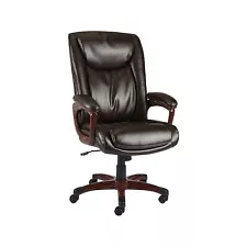 Staples Westcliffe Bonded Leather Computer and Desk Chair Brown 2/Pack