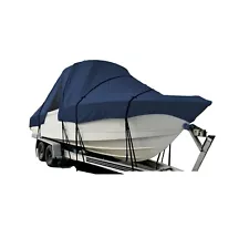 Boston Whaler 220 Outrage CC T-Top Hard-Top Heavy duty Fishing Boat Cover Navy