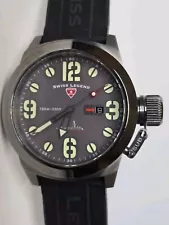 Swiss Legend Men's Submersible Quartz Watch Gray 47mm