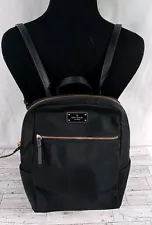 Kate Spade Chelsea Medium Backpack The Little Better Nylon - Black