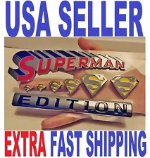 SUPERMAN Edition Emblem Hero Ornament TRUCK Badge Trailer SUV logo FIT ALL CARS (For: Chevrolet)