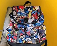 LOUNGEFLY Marvel Spider-Man Backpack Bag Purse NOS AMAZING SHAPE 14X15" ON SALE$