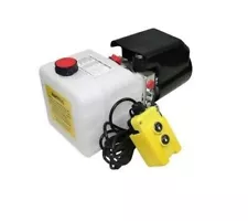 Flowfit 24V DC Single Acting Hydraulic Power pack, with Detachable Two Button Pe