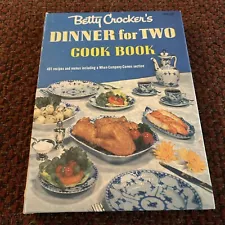 Betty Crocker 1958 Dinner for Two Cookbook 1st Edition 1st Printing Vintage