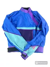 Vintage Soloquist Water Wave Kayak Canoe Dry Top Women’s Large Colorful