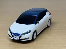 Nissan Novelty Leaf White Black Minicar Toys Pull Back Not For Sale Collections