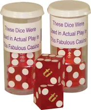 WWI35072 Worldwise Imports Dice: Retired Casino Precision Dice (pair)