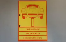 MINT ORIGINAL PORSCHE 911 912 911S 1ST EQUIP FOR AUTHORIZED PORSCHE WORKSHOP 67