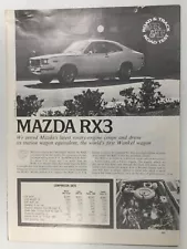 MazdaArt39 Article Road Test 1972 Mazda RX3 RTA 1973 4 page