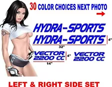 Hydra Sports Vector 2200 CC DECAL DECALS BOAT BOATS message me for other options