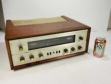 Vintage 1960s The Fisher 500C 500-C Stereo 7591 Tube FM Receiver in Wood Case