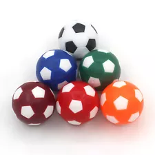 6x Table Soccer Ball Replacement Multicolor Foosball Table Mini Ball for Indoor