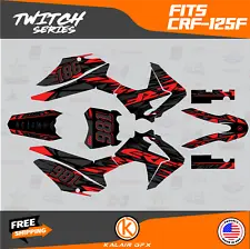 Graphics Kit for Honda CRF125F (2013-2018) CRF 125F Twitch Series - Red