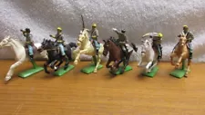 Vintage 1971 Set of 6 Britains Deetail Confederate Civil War Cavalry: ENGLAND