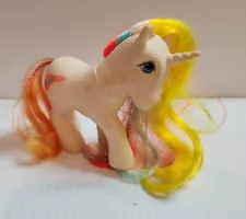 Vintage My Little Pony G1 Bouquet 1985 Brush N' Grow Unicorn MLP Sun Hat Symbol