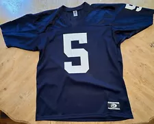 PENN STATE NITTANY LIONS ADULT FOOTBALL JERSEY NCAA #5 NEW! MEDIUM