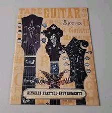 Vintage 1977 Alvarez Fretted Instruments Catalog Guitar Banjo Mandolin