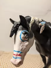 *RARE* Breyer Black/White Horse w/ Indian Paintings