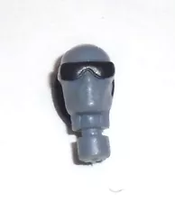 E8 GI Joe Black Major Part for Customs (2005 V25 Snake Eyes Mold) Head GRAY