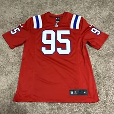 Chandler Jones ￼#95 NEW ENGLAND PATRIOTS NFL Nike Throwback Jersey M TB12