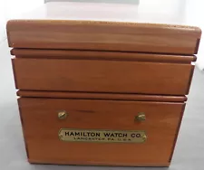 Hamilton M22, 21J, Mounted Chronometer Watch, U. S. Navy, WWII w/ Gimbals, Box!