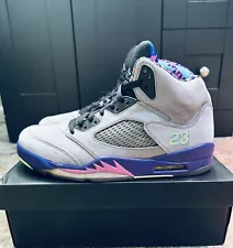 Nike Air Jordan Retro 5 Bel Air 2013 621958–090 Grey Purple Men's Size 11 Rare