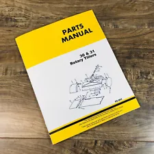 Parts Manual For John Deere 30 31 Tiller Catalog Book Assembly Integral Pc953