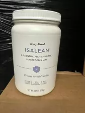 Isagenix IsaLean Protein Shake Creamy French Vanilla 29.1 Oz SuperFood Exp 1/25