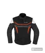 Motorcycle Jacket For Men Enduro Dualsport Riding High Visibility Ce Armor - (L)