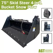 skid steer 4 in 1 bucket for sale