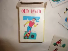 Vintage Old Maid Playing Cards Made in Hong Kong , Great Graphics , New