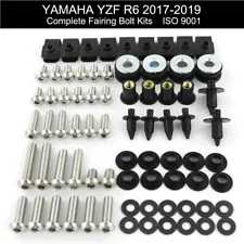 For Yamaha YZF R6 2017 2018 2019 Stainless Steel Fairing Bolts Kit Bolts Screws (For: 2019 Yamaha)