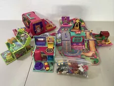 Vintage Galoob Pound Puppies Play Van and Kennel Playsets w/ Figures Accessories