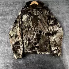 Kryptek Hylander Men's Woodland Camouflage Hoodie Pullover Size L Logo